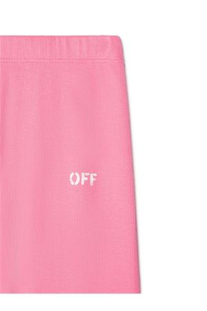 shorts in cotone rosa OFF WHITE KIDS | OGCD002S24JER0013201